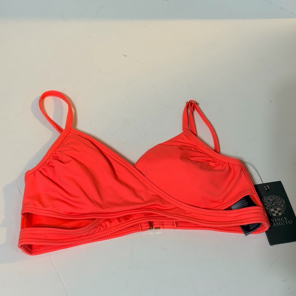 Vince Camuto Women's‎ Coral Bikini Top